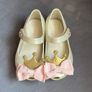 Mini Melissa toddler girl dress shoes Size 8T